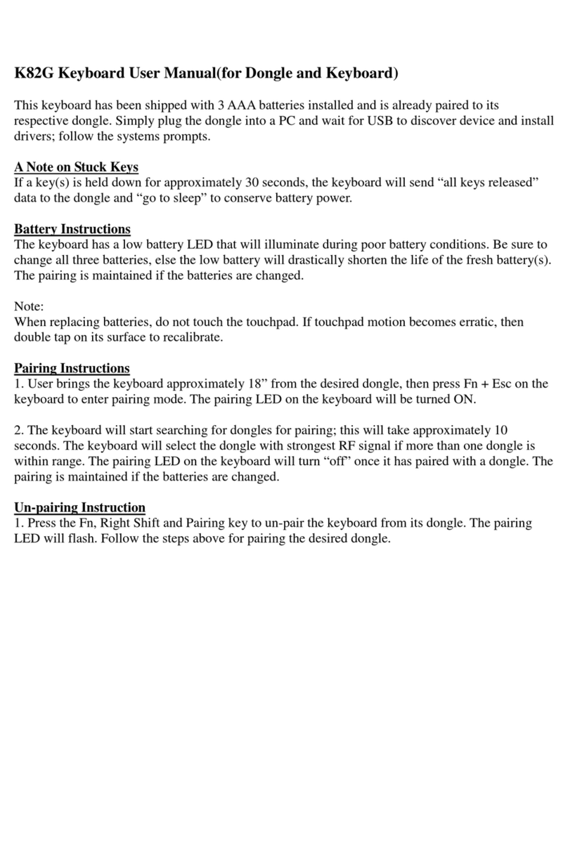 Heng Yu K82G user manual