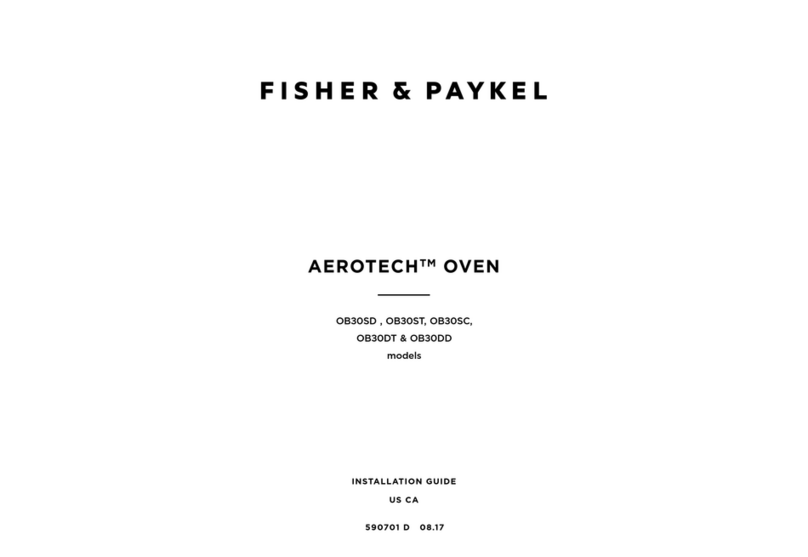 Fisher & Paykel Aerotech OB30ST installation guide