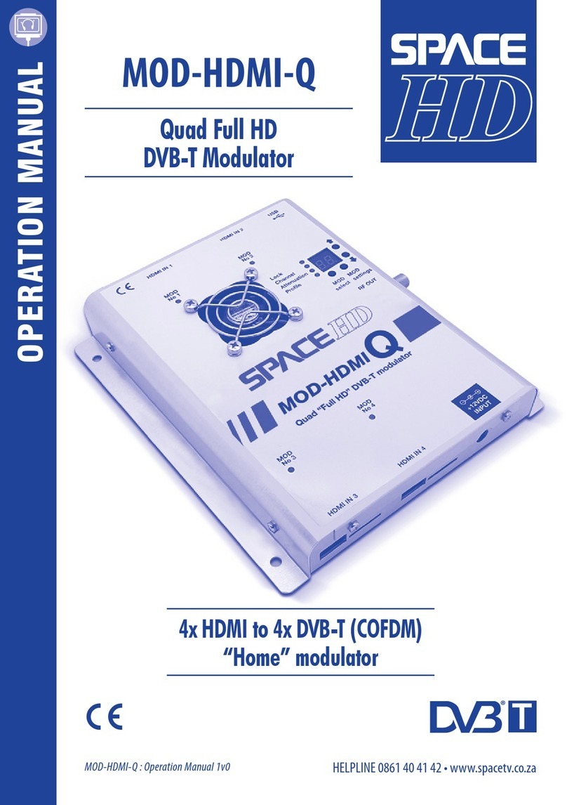 SPACE HD MOD-HDMI-Q Operation manual