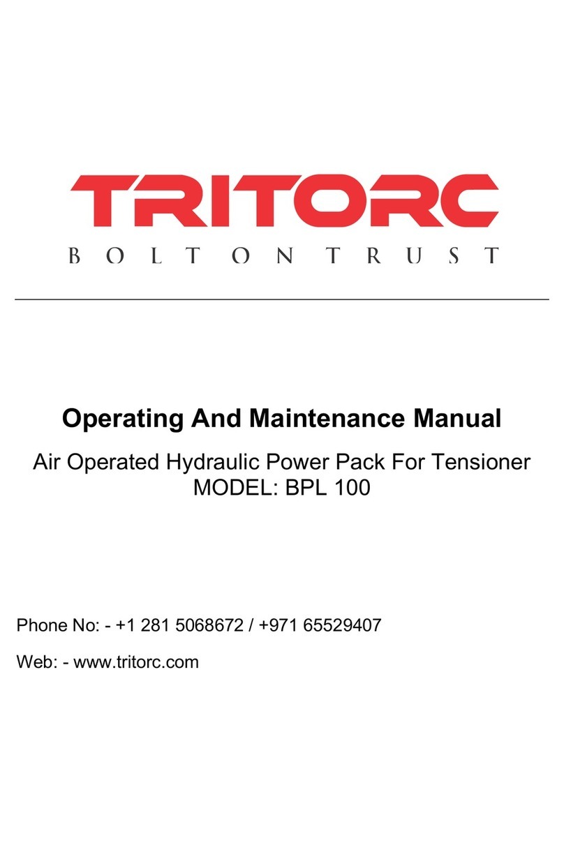 TRITORC BPL 100 Operating instructions
