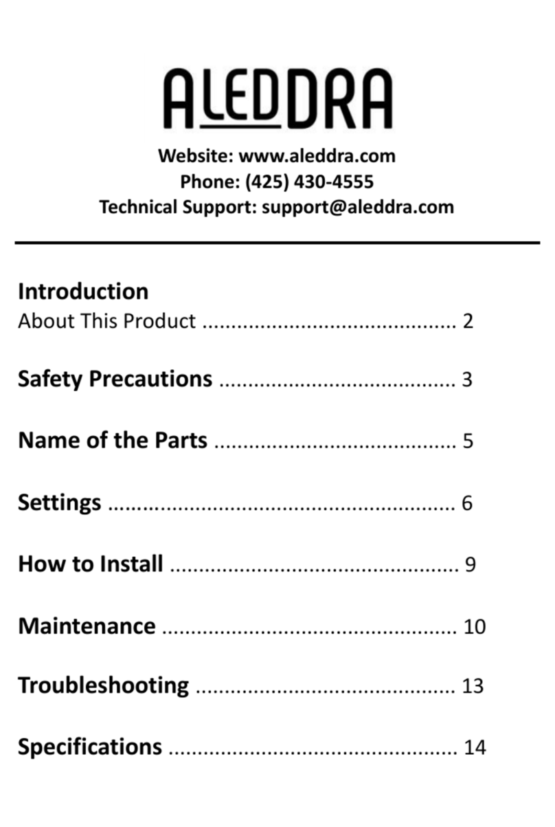 ALEDDRA KL-B01 User manual