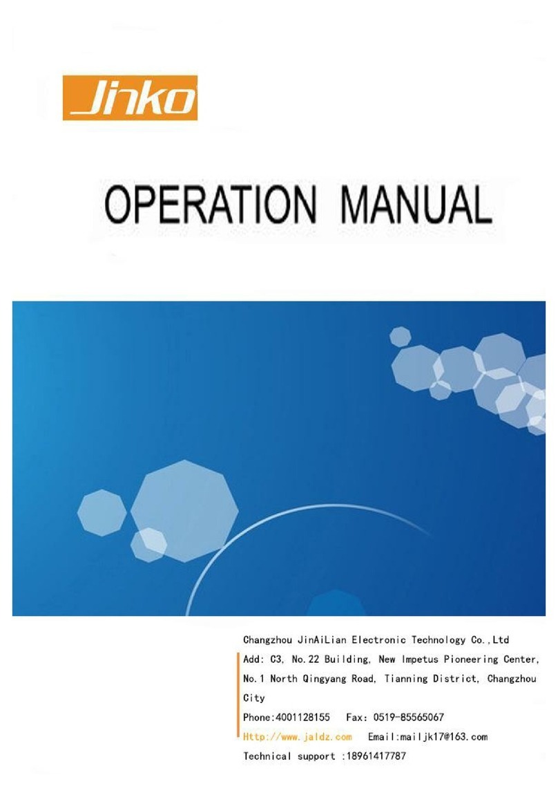 Jinko JK4000 Series Operation manual
