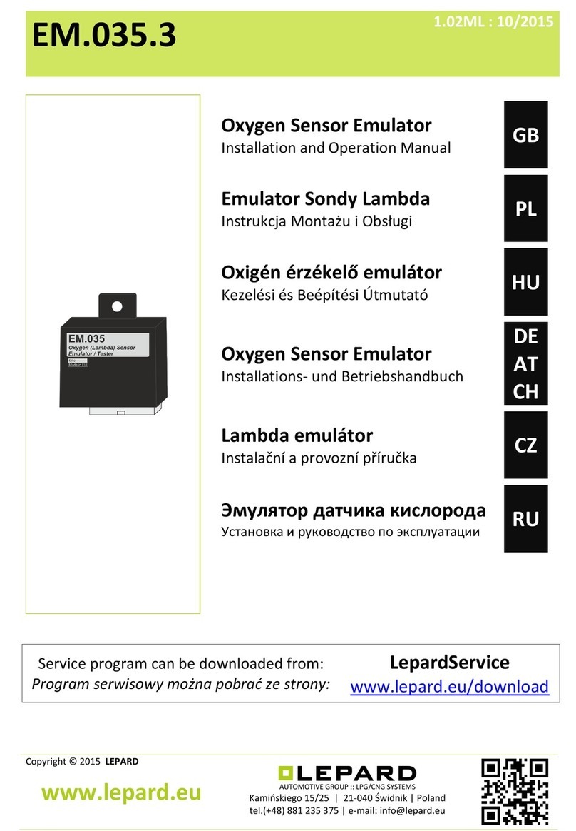 LEPARD EM.035.3 Installation and operation manual
