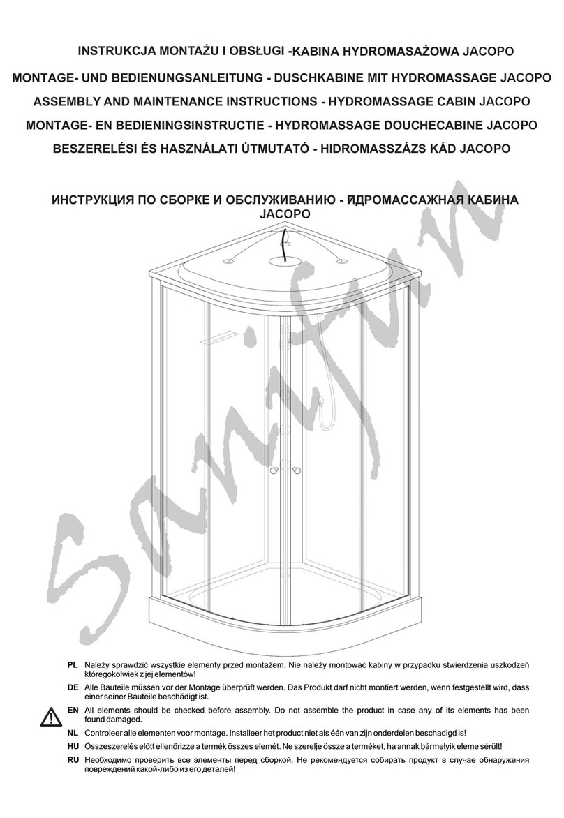 Sanifun JACOPO Assembly and maintenance instructions