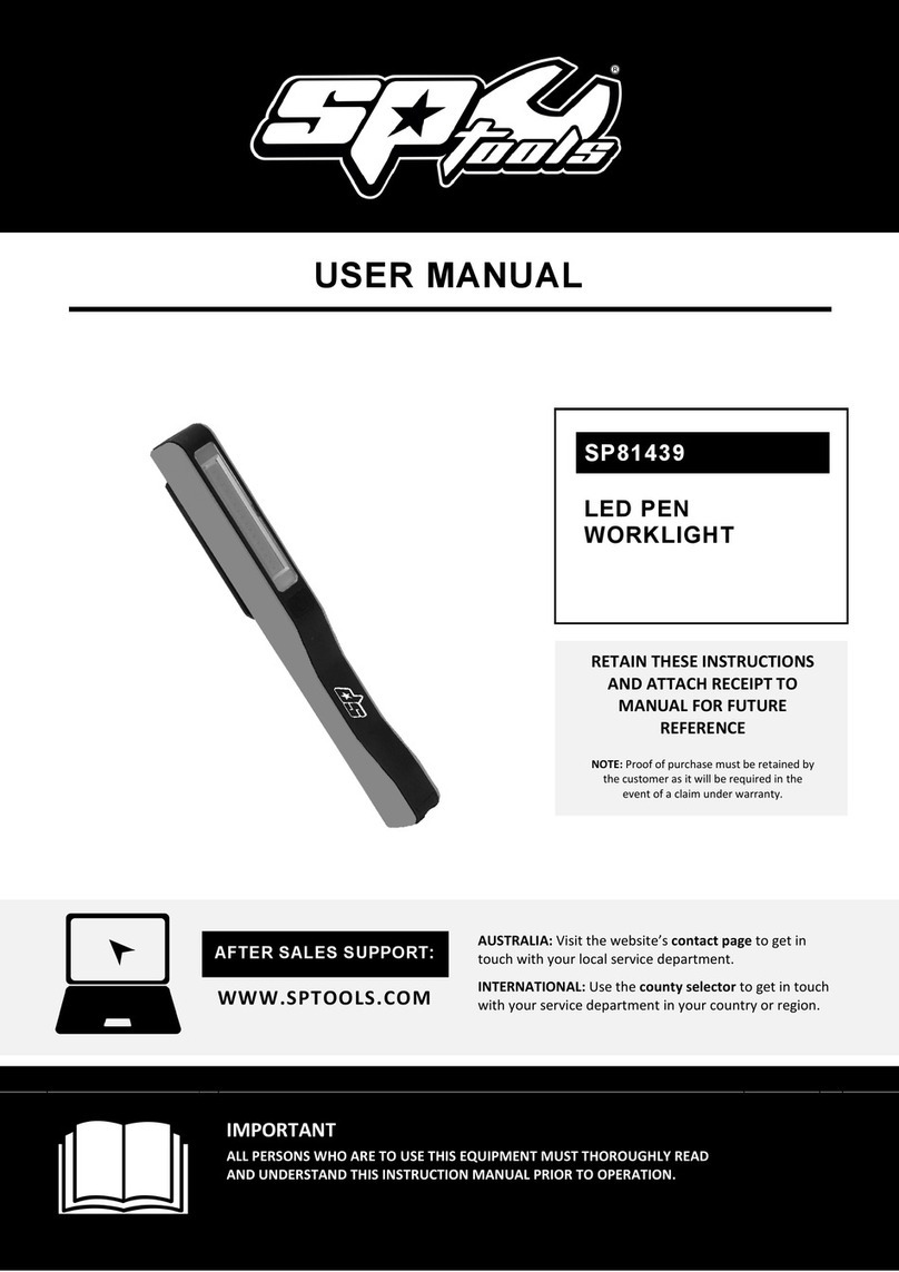 SP tools SP81439 User manual