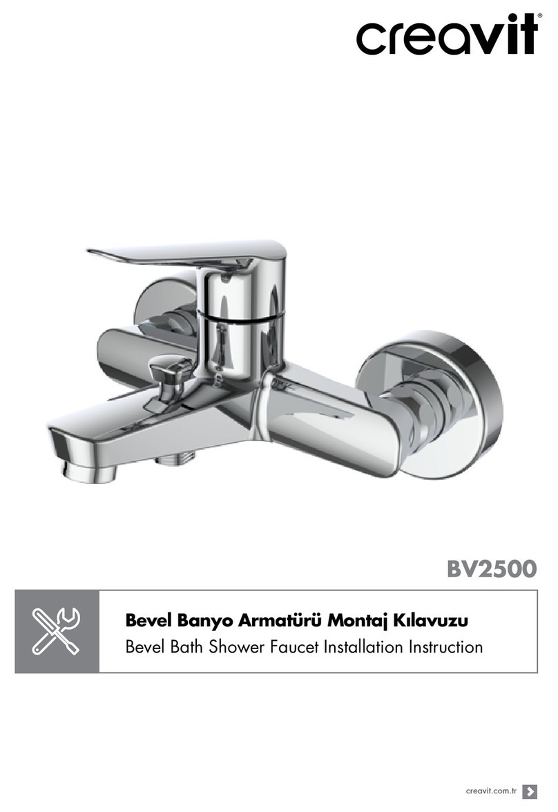 Creavit BV2500 Installation instruction
