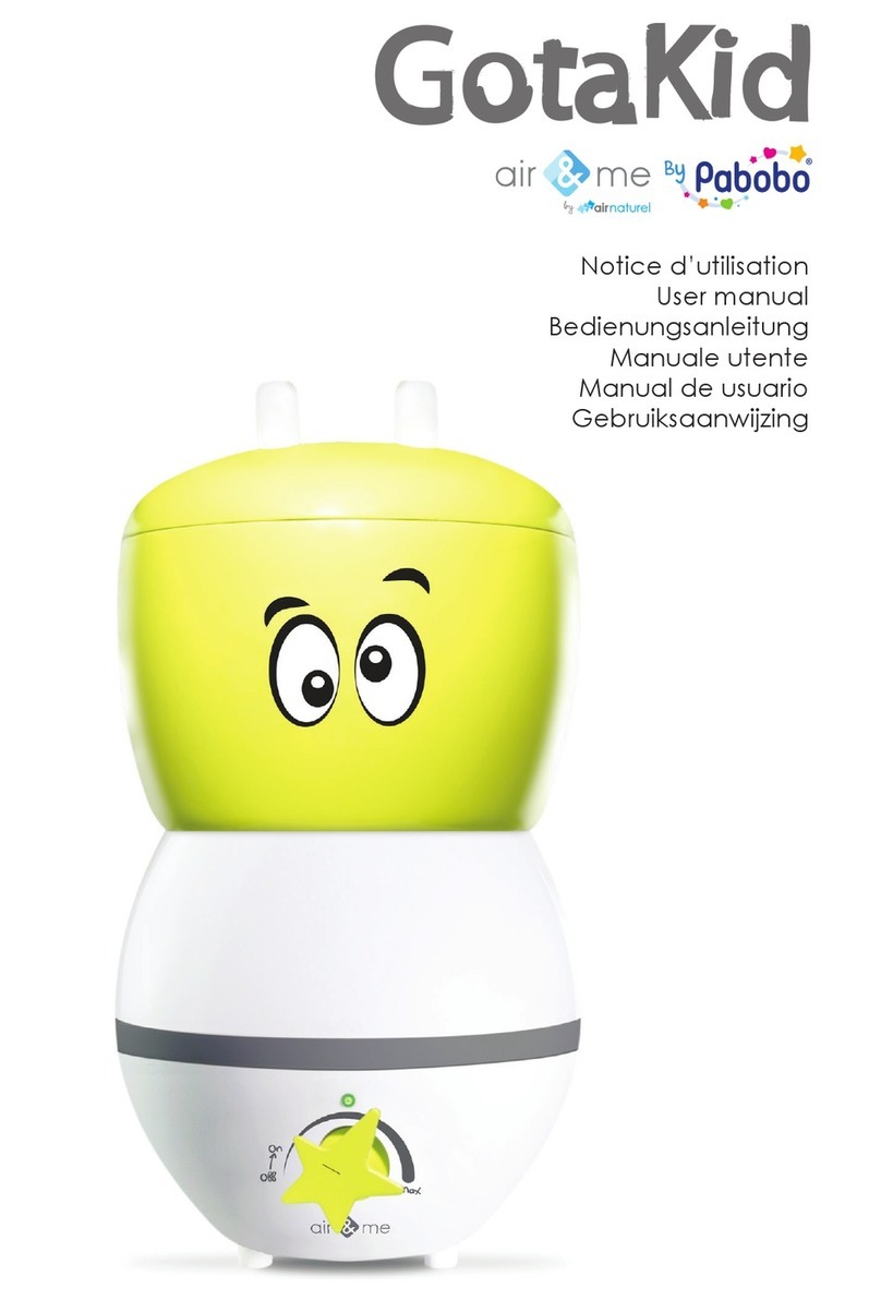 PABOBO Air Naturel air&me GotaKid user manual