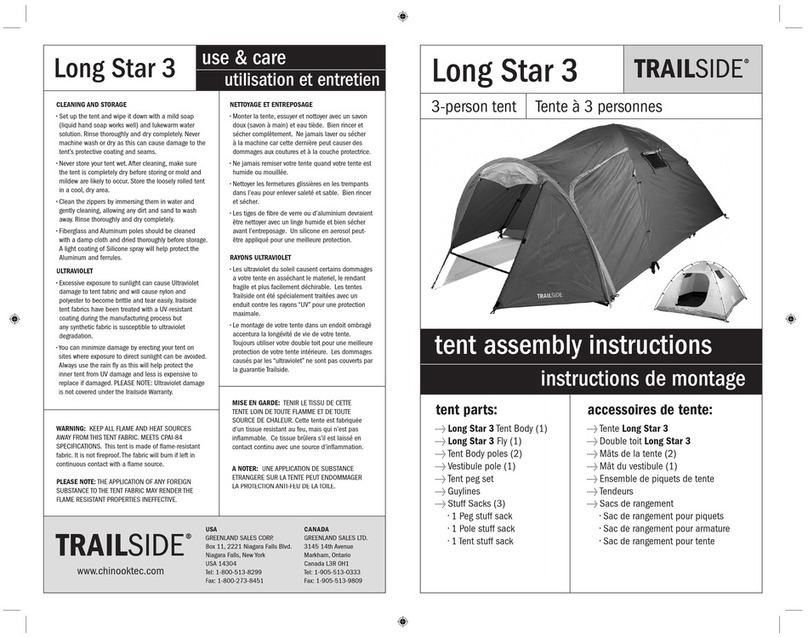 Trailside Long Star 3 Assembly instructions