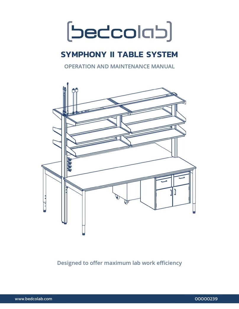 Bedcolab SYMPHONY II Operation and maintenance manual