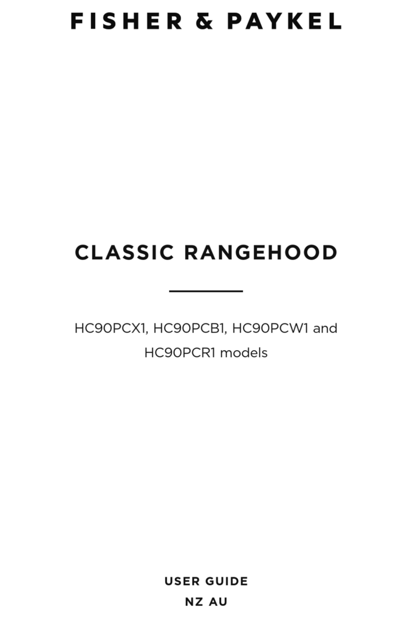 Fisher & Paykel HC90PCX1 user guide
