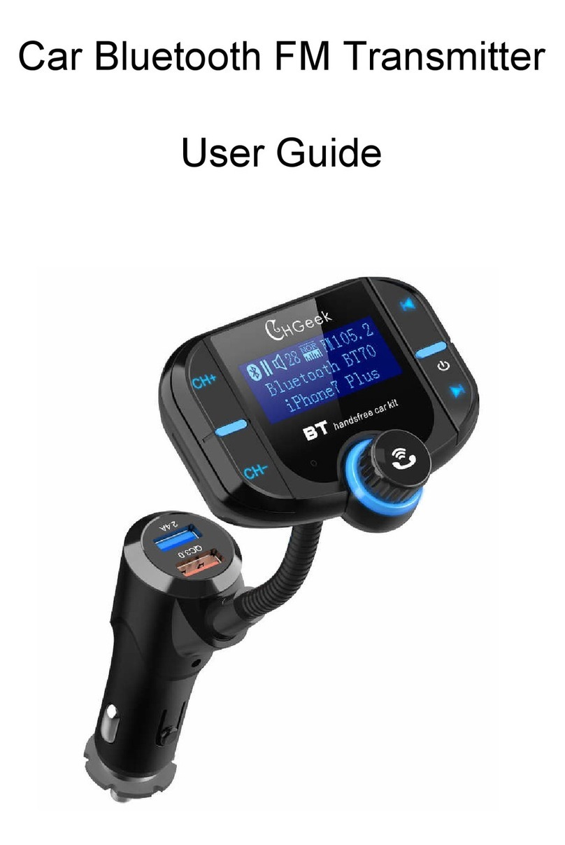 CHGeek BT70 User manual
