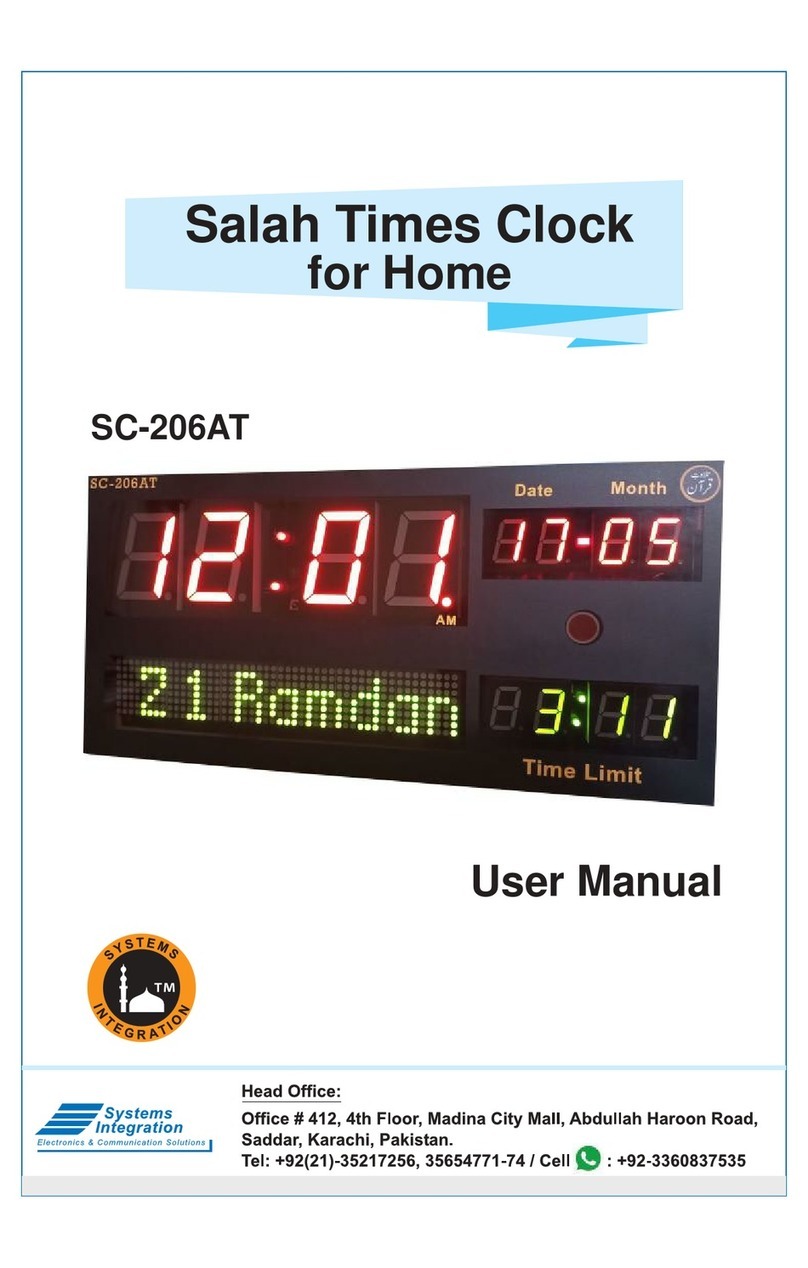 Systems Integration SC-206AT User manual