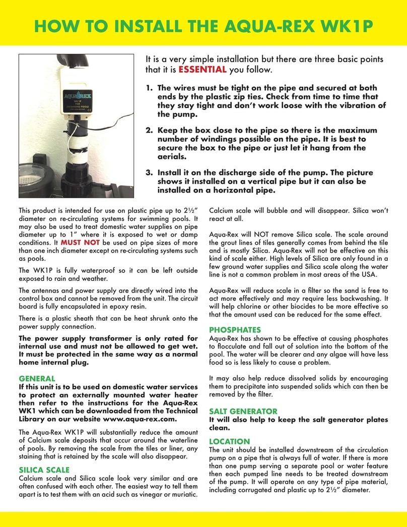 AQUA-REX WK1P How to install