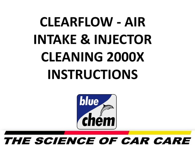 bluechem Clear Flow instructions