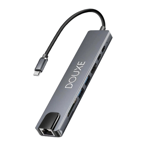 DOUXE USB-C Hub instruction manual