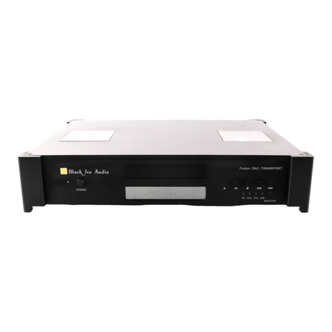 Black Ice Audio FUSION DAC Transport owner's manual