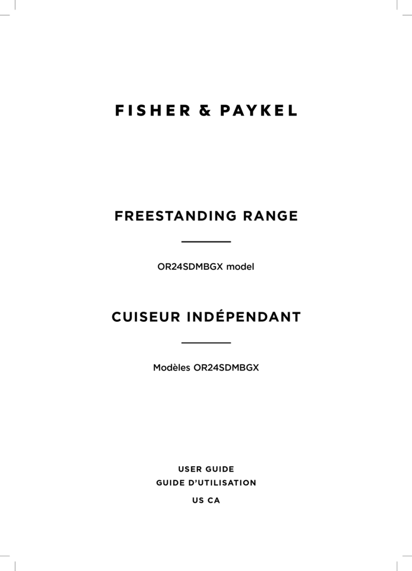 Fisher & Paykel OR24SDMBGX2 User manual