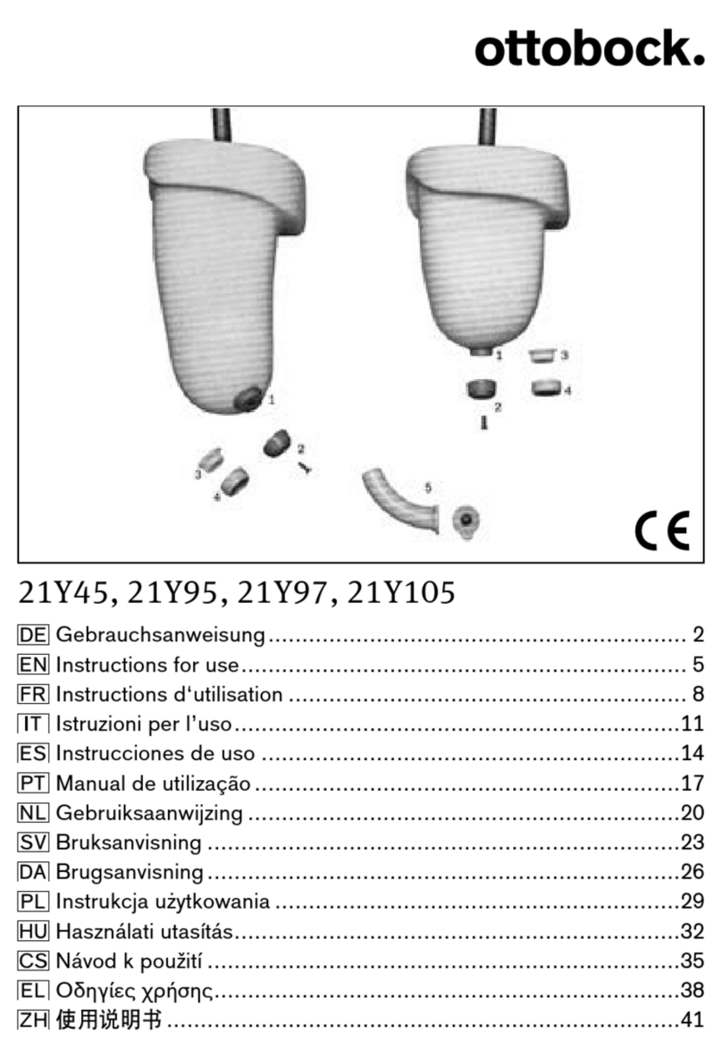Otto Bock 21Y45 Instructions for use