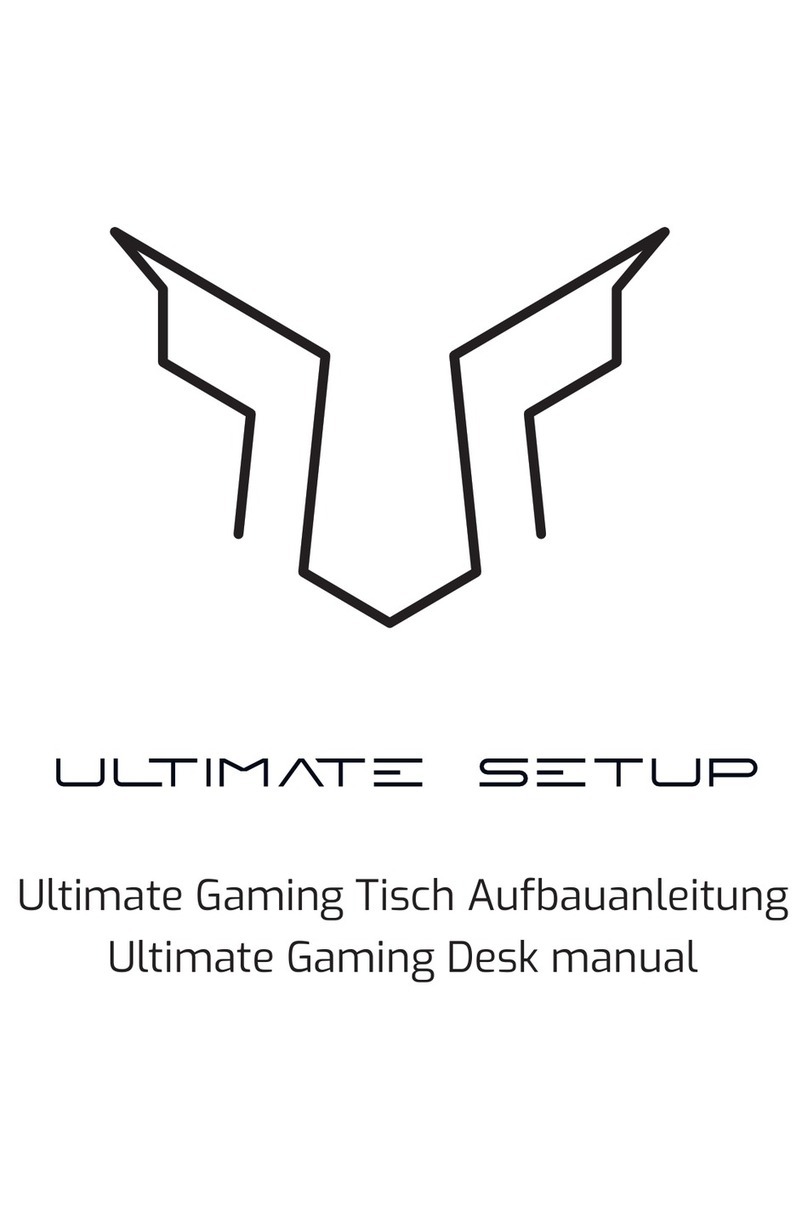 OriginLiving Ultimate Setup Gaming Desk manual