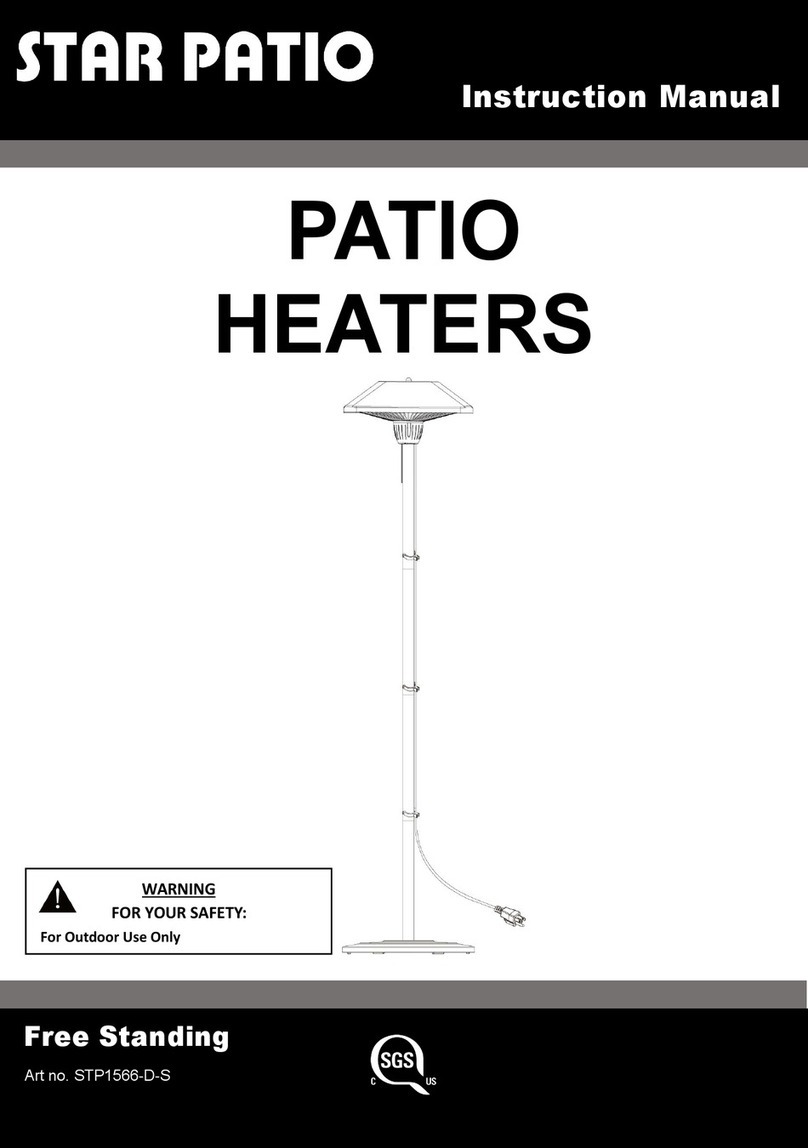 Star Patio STP1566-D-S instruction manual Star Patio STP1566-D-S instruction manual