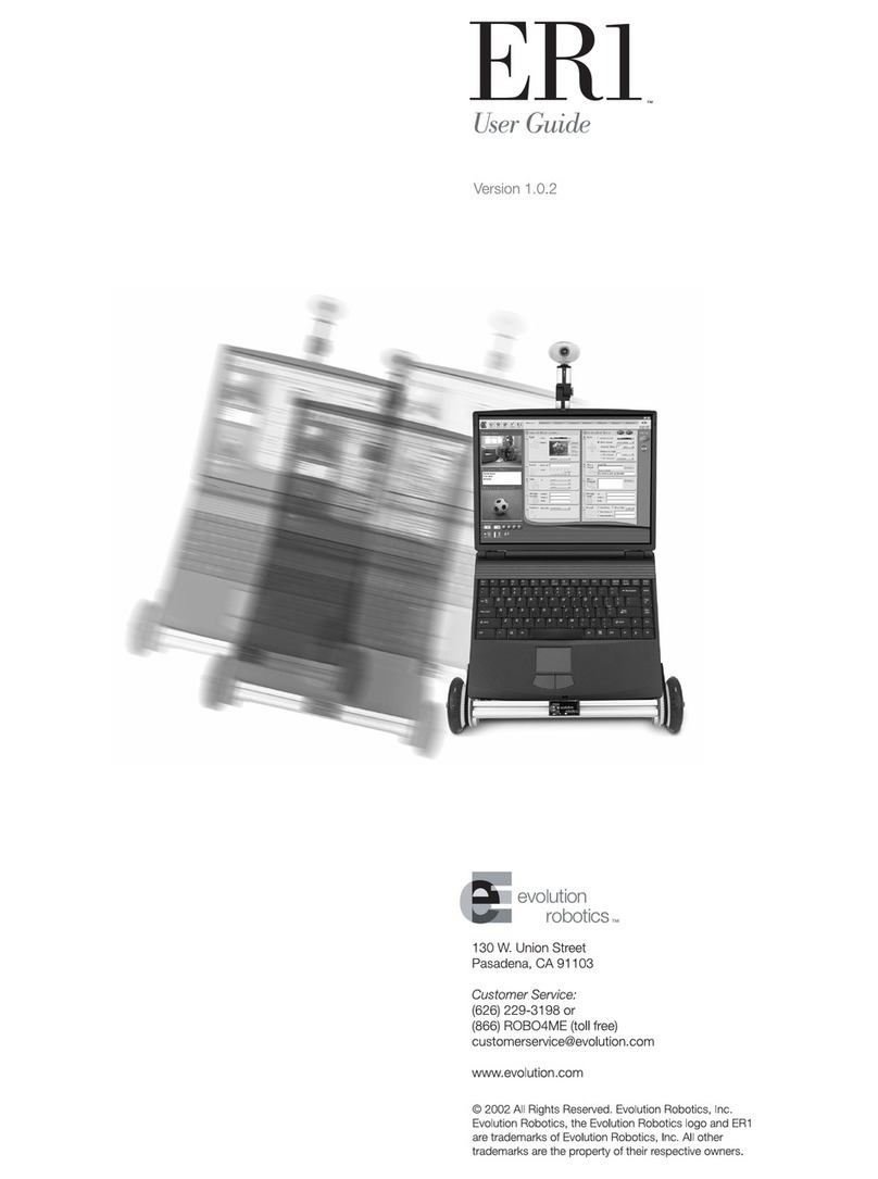 Evolution Robotics ER1 User manual