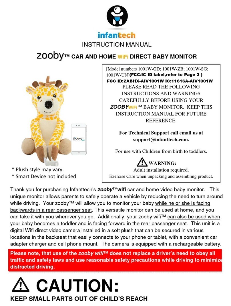 infantech Zooby 1001W-GD instruction manual