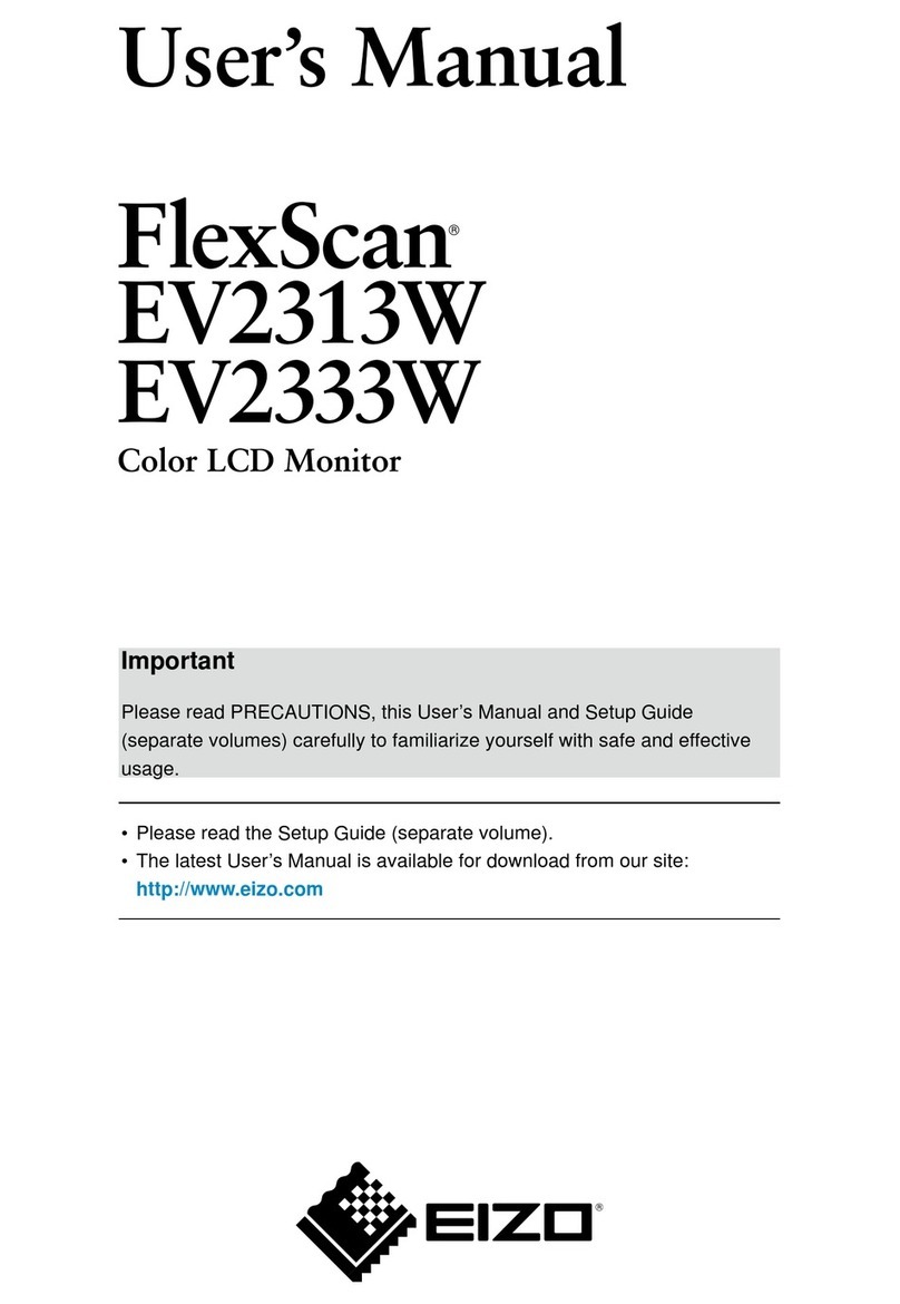 Eizo FlexScan EV2333WH User manual