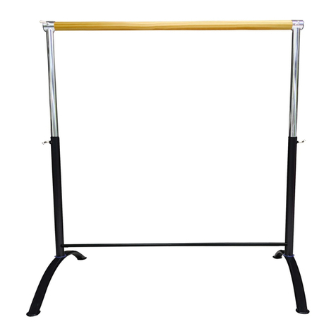 PurAthletics FITNESS AND BALLET BAR User manual