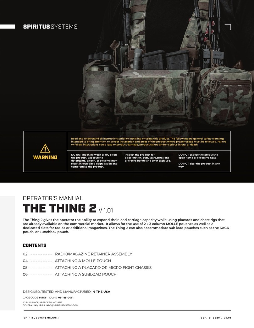 SPIRITUS SYSTEMS THE THING 2 Operator's manual