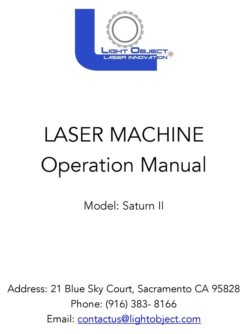 Lightobject Saturn II Operation manual