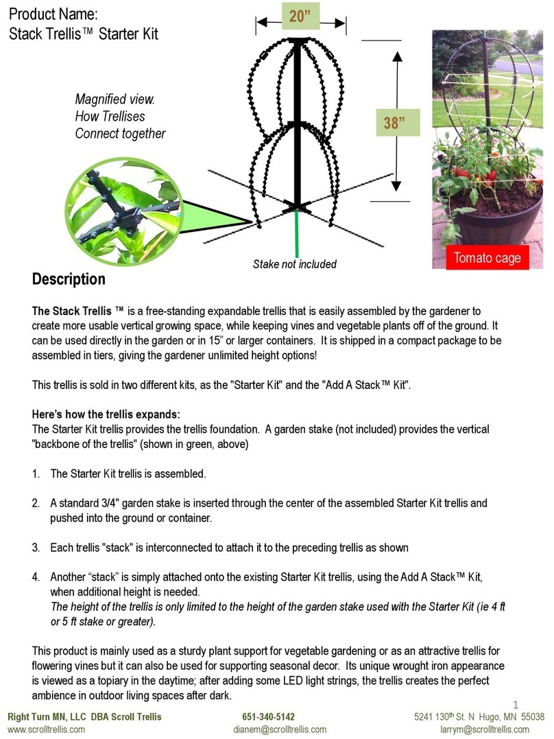 Scroll Trellis Stack Trellis User manual