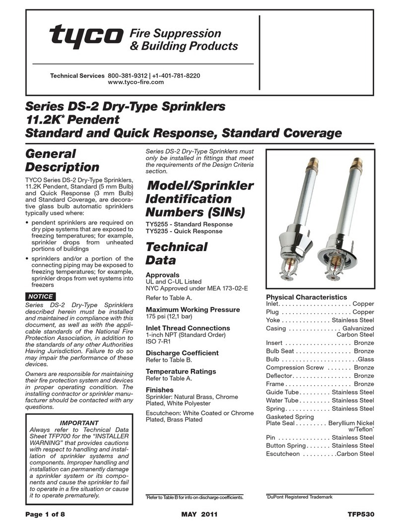 Tyco DS-2 Series User manual
