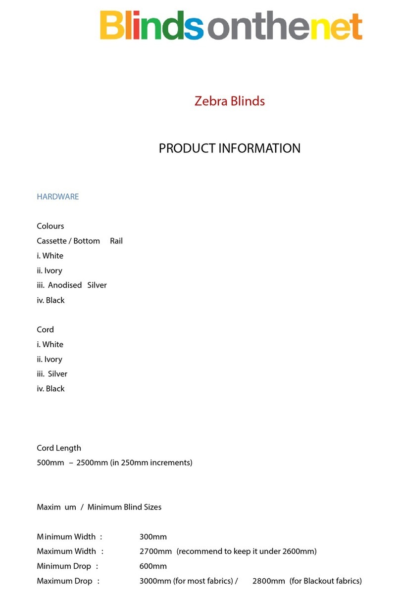 Blinds on the Net Zebra Product information