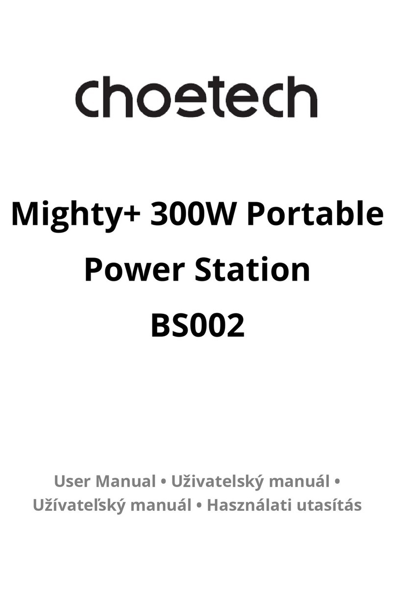 Choetech Mighty+ user manual