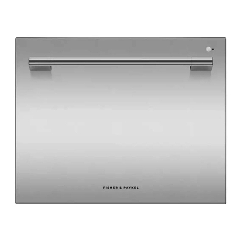 Fisher & Paykel SINGLE DISHDRAWER DD24STX6I User manual Fisher & Paykel SINGLE DISHDRAWER DD24STX6I User manual