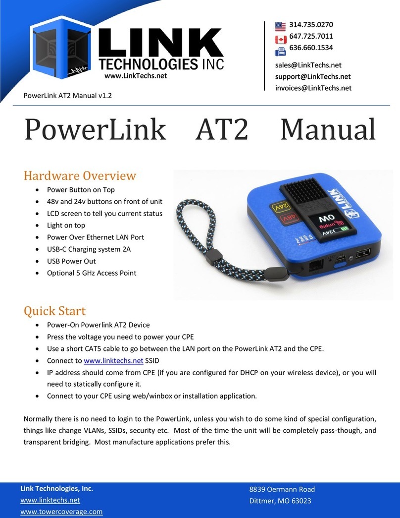 Link Technologies PowerLink AT2 manual