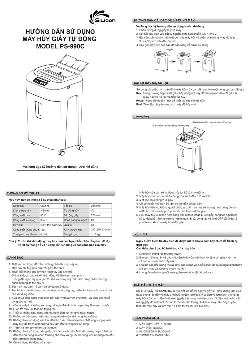 Silicon PS-990C instruction manual