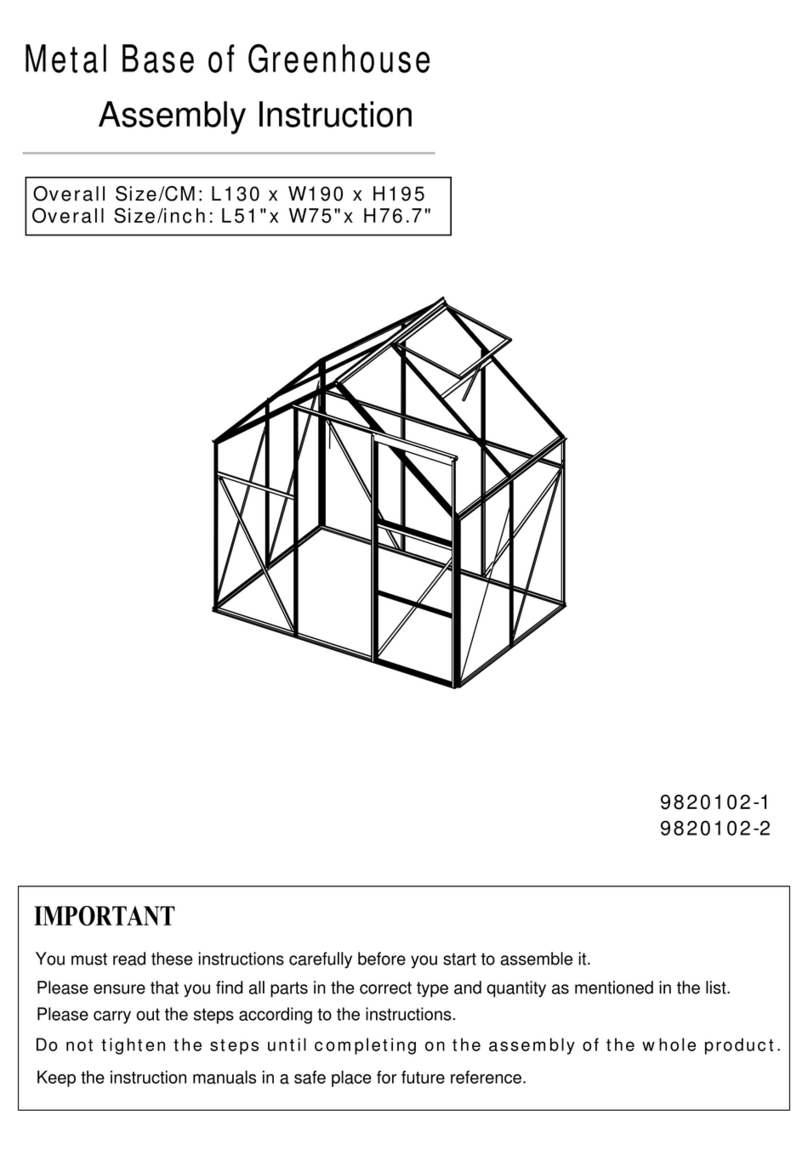 Hanover 9820102-1 Assembly instruction
