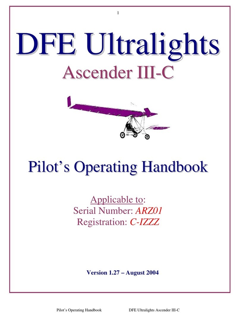 DFE Ultralights Ascender III-C 2001 Pilot operating handbook