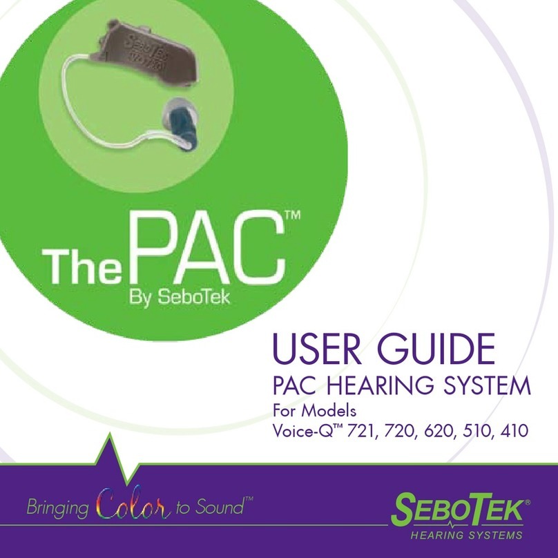 SeboTek Voice-Q 721 user guide