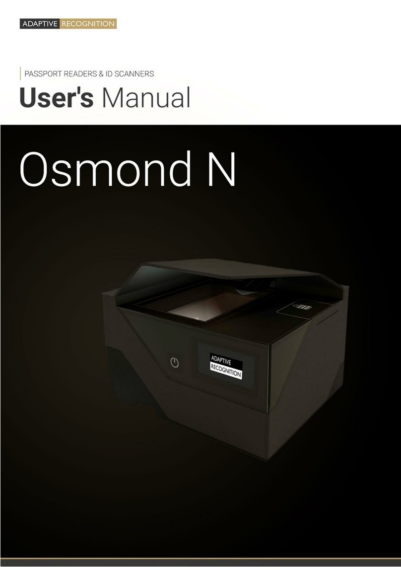 Adaptive Recognition Osmond N User manual
