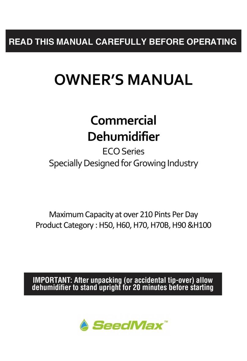 Seedmax ECO Series owner's manual
