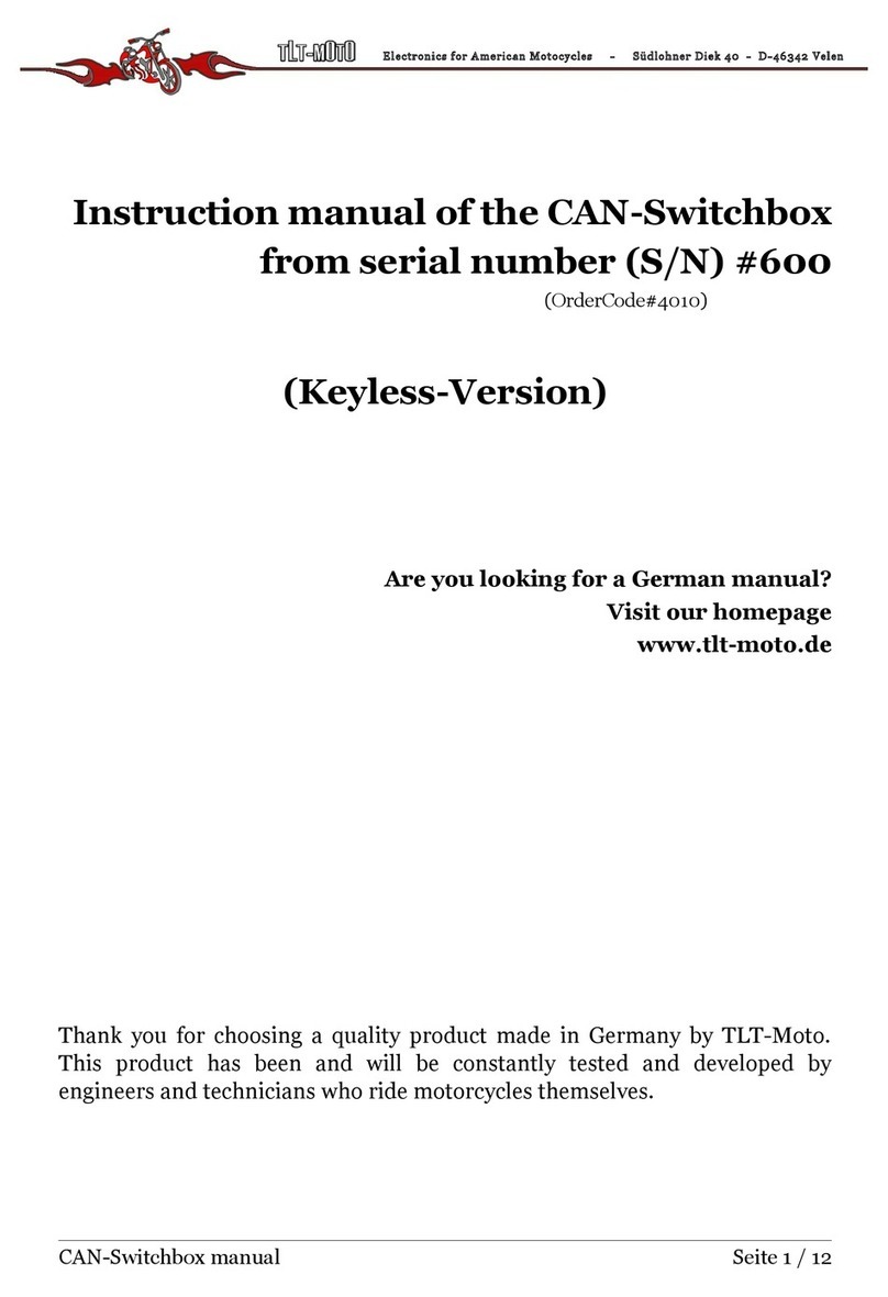 TLT-Moto CAN-Switchbox instruction manual