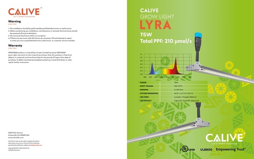 CALIVE LYRA installation guide