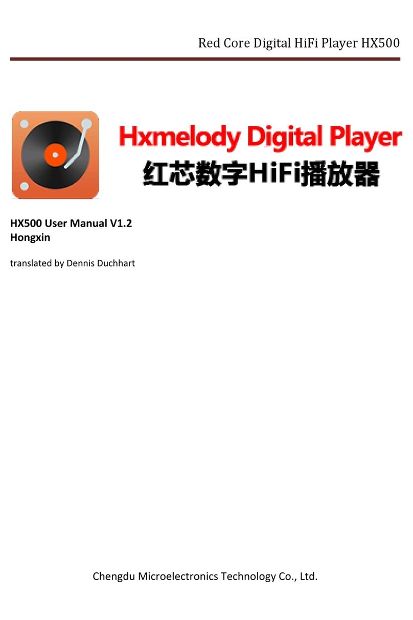 Chengdu Microelectronics Technology Hxmelody HX500 user manual