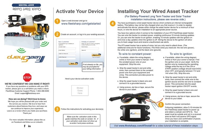 FleetSharp ATSolar quick start guide