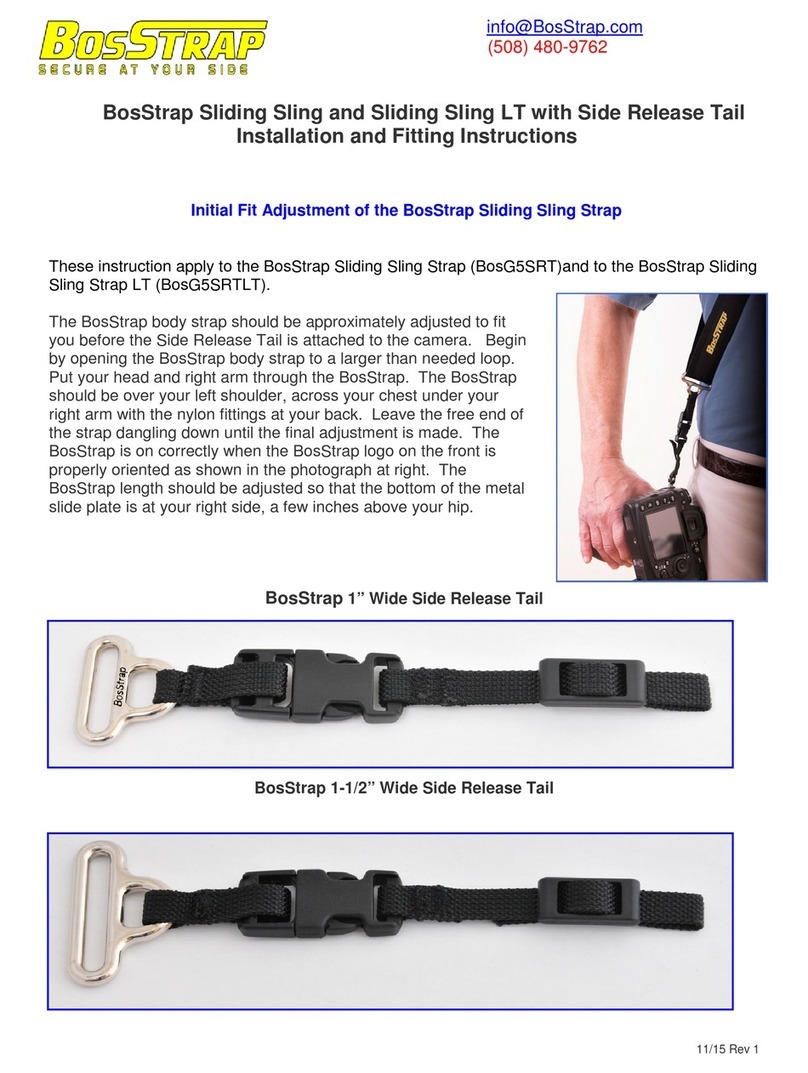 BosStrap BosG5SRT Installation and fitting instructions BosStrap BosG5SRT Installation and fitting instructions