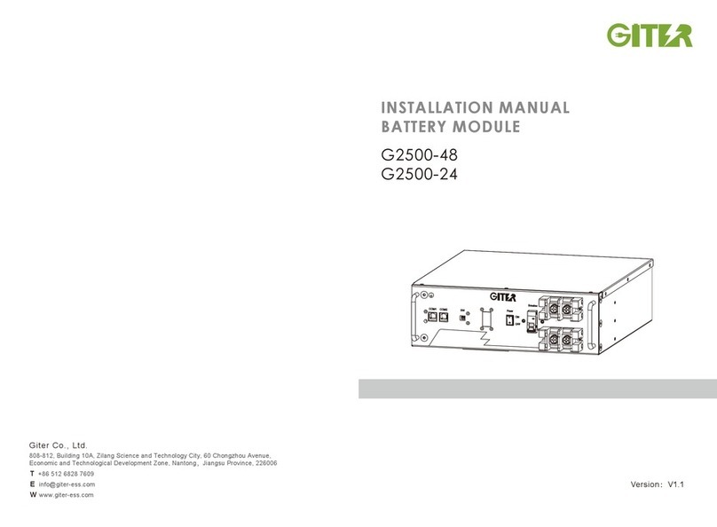 GITER G2500-48 installation manual