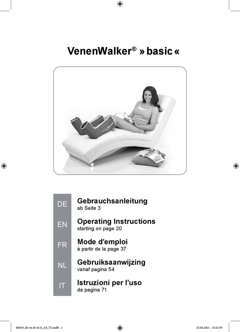 VenenWalker basic operating instructions