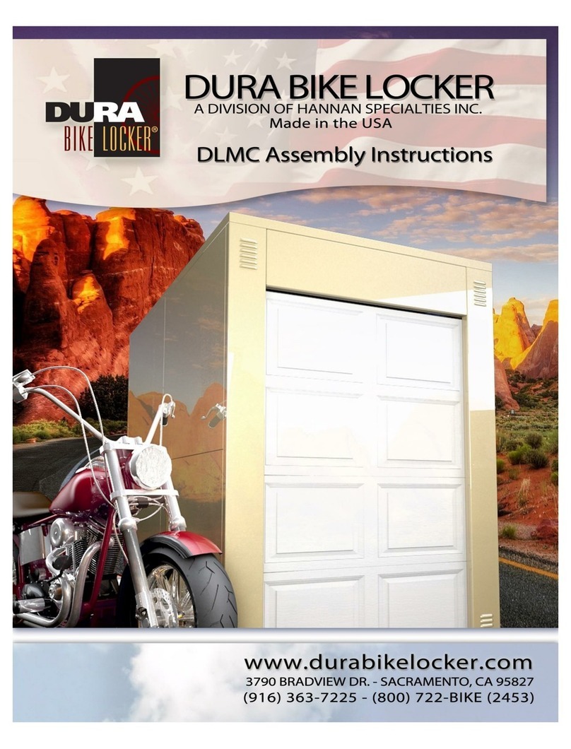 Dura Bike Locker DLMC Assembly instructions